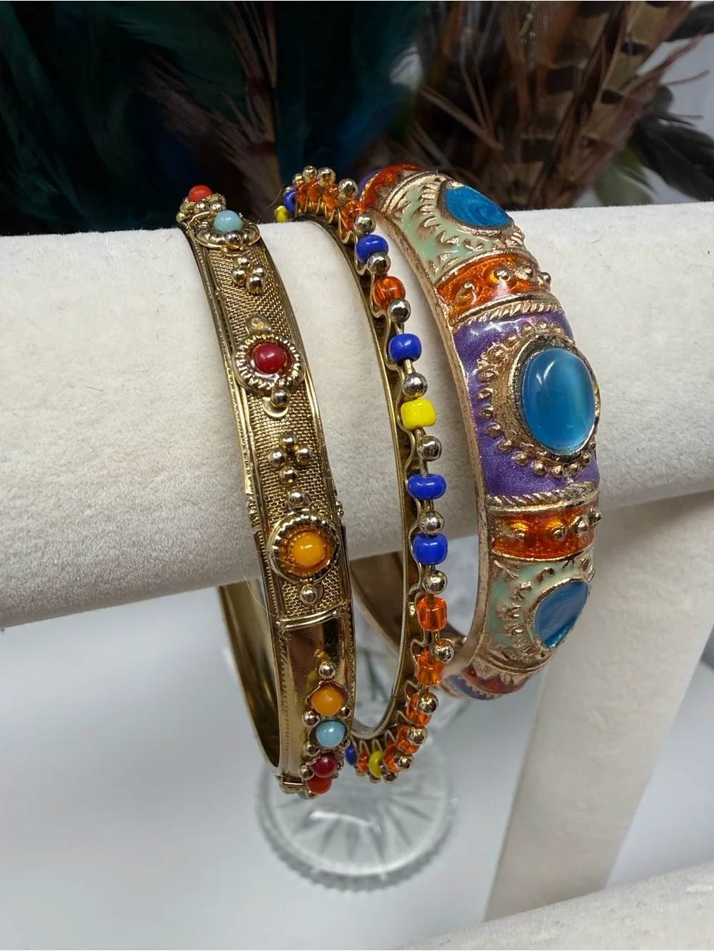 🚨SOLD🚨Women Gold Tone Bracelet Stack - Picture 9 of 9
